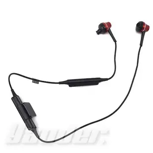 【福利品】鐵三角 ATH-CKR75BT 紅色 藍芽頸掛式耳道式耳機 可夾式 送收納盒 耳塞