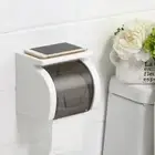 Plastic Shelf Toilet Paper Holder Waterproof Roll Paper Bracket Bath