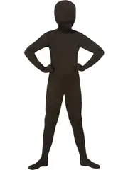 Second Skin Black Lycra Boys Costume