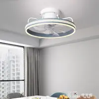 在飛比找樂天市場購物網優惠-新款吸頂風扇燈現代簡約led客廳臥室餐廳電風扇帶燈可搖頭吊扇
