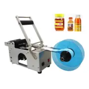 TECHTONGDA 110V Industrial Semi-automatic Round Bottle Labeling Machine SS