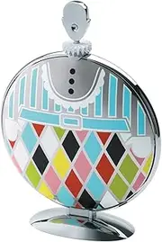 Alessi Fatman MW08 Cake Stand, Foldable, Stainless Steel, Silver, 24 x 39 x 24 cm, Units, 1.0