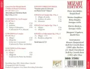 MOZART: CONCERTOS, KV107; J.C. BACH: SONATAS, OP. 5 NEW CD