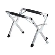 Portable Fridge Stand Folding & Adjustable Height for Camping, RV, Brass Monkey