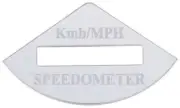 UP Gauge Emblem for Freightliner Kmb MPH Speedometer Stainless Etched #48121