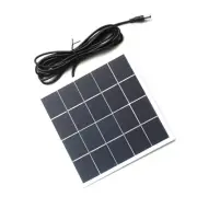 5V 4W Solar Panel DC Connector DIY Home Garden Light Toys 3.7v Battery Charger