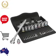 Wera 8100 SB 8 Zyklop Metric 3/8 Dr Socket Hex Torx & Driver bit Set 29 Pieces