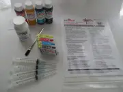 DTF Refill kit with Cartridges 252 FIT Epson Inkjet WF-7110 3620 7620 3640