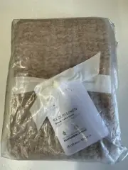 Pottery barn king size pillow sham cloud linen Camel New