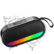 Portable Bluetooth Speaker with LED Lights, 24W Loud Sound Punchy Bass, Porta...