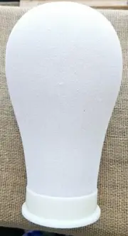 New Wig Head Canvas Block Mannequin Head Stand 22"