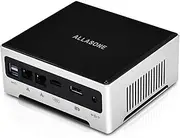Mini Computer with Windows 11, Core i5-1135G7 Mini PC Dual LAN 8GB DDR4 RAM 128GB M.2 NVME SSD,Micro PC USB3.0 HDMI DP, Dual Band WiFi BT 4.2 ALLASONE