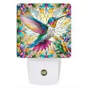 Radiant Hummingbird Design Custom LED Dusk to Dawn Night Light, Home Decor, Wall