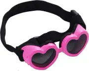 Fsfsdg UV Protection Small Dogs Goggles Heart Shape Dog Sunglasses with Adjus...
