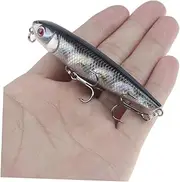 BESPORTBLE 6 Pcs Pencil Lure Bait Hooks Crank Bait Pike-Shape Soft Fishing Bionic Bait Trout Artificial Spinner for Bass Fishing Kit Fishing Supplies Fake Fishing Hook