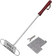 Grilling Iron with English Letters, Aluminum Alloy Steak Ferric, Long Handle Bake Tool, for Outdoor Grilling Steaks, Cakes, Home Gardening