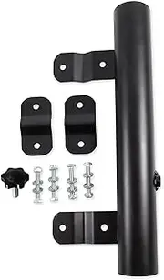 Rv Flag Pole Mount, Heavy-Duty Rv Ladder Flag Pole Mount, Up to 1.77 in Flagpole Holder for Outdoor Camping Displays-