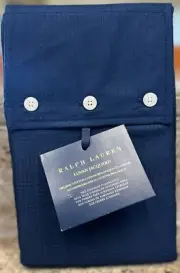 Ralph Lauren Lovan Jacquard Organic Cotton Polo Blue Standard Pillowcases set 2