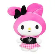 My Melody Punk Plush Toy 8 Inch Super Soft Official Sanrio Collectible