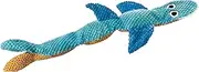 Petstages Stuffing-Free Floppy Shark Plush Dog Toy, Large