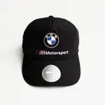 美國百分百【全新真品】PUMA+BMW 帽子 配件 棒球帽 休閒 男帽 遮陽帽 鴨舌帽 LOGO 黑色 AO79