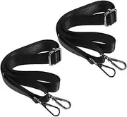 2pcs Horse Blanket Leg Straps Double End Snap Leg Straps for Horses with Elastic Adjustable Design