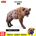 兒童仿真動物園模型玩具野生動物世界獵狗鬣狗土狼土狗模型
