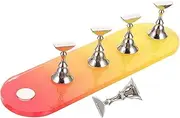 NOLITOY 5-piece Manicure Nail Holder Set Graduated Nail Stands for Art Practice