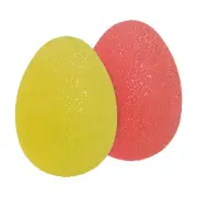 2 Pcs Hand Exercise Balls Squeeze Balls Stress Ball Pink/Yellow