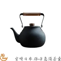 在飛比找蝦皮商城優惠-宮崎日本18-8急須茶壺 不鏽鋼茶壺 茶壺 日本茶壺 黑色茶