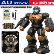 NEW Kid Voice Gesture Sensing Metal Smart Walking Dancing Programmable Robot Toy