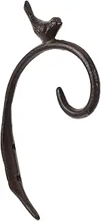 MOBUTOFU 1Pc Rustic Iron Wall Hook Decorative Gardening Hanger for Plants for Balconies Patios Living Rooms Easy to Install Accent