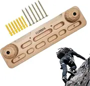 Climbing Hangboard - Wooden Finger Rock Board, Door Mounted Pull-up Bar | Indoor Wall Frame, Home Gym Handle, Vertical Grip Training, Portable Fitness Gear, Outdoor Climb Equipment