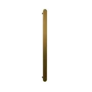 HOTWIRE Hotwire Vertical Heated Towel Rail Low Voltage - Single Flat Bar (H900mmxW50mm) - Brushed Gold