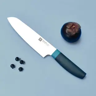 【ZWILLING 德國雙人】Now S日式主廚三德刀18cm+磨刀器