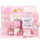 Birthday Self Care Get Well Soon Relaxing Spa Gift Box Basket With Luxury Fla...