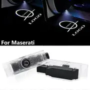 2PCS For Maserati Quattroporte Ghibli Levante GranTurismo Interior Light LED Door Courtesy Projection Light Welcome Light