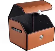 Car Trunk Organizer, Collapsible Storage Box with Retractable Handle, Large Capacity Sturdy and Durable Trunk Storage Organizer(Small)