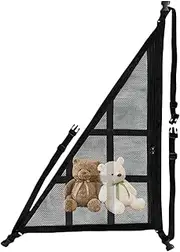 Car Ceiling Storage Net, Triangle Ceiling Storage Net, Adjustable Straps, Space-Saving Interior Accessories for Automobile Truck Rv Grocery Organization Truck