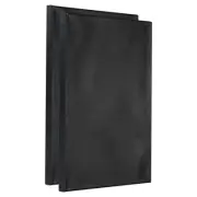 Painting Canvas Panels, 2 Pack 8x12 Inch Rectangle Blank Art Board, Black