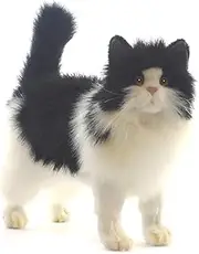 [HANSA] Cat Plush, Black/White