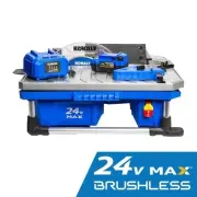 Kobalt 24V 7-in-Blade Cordless Wet Tabletop Sliding Table Tile Saw (w/ Battery)