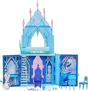 Hasbro Disney Frozen F1819 2 Elsa's uitklapbaar ijspaleis, kasteelspeelset, speelgoed voor kinderen vanaf 3 jaar,Multi kleuren