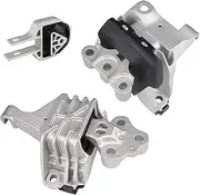 3PC Engine Motor Transmission Mount Fit for Dodge Dart 2.0L 2.4L 2013-2016 OE#68081488AH 68081490AD 68171877AC 68081491AFC