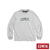 在飛比找蝦皮商城優惠-EDWIN 石墨烯發熱薄長袖T恤(銀灰色)-男款
