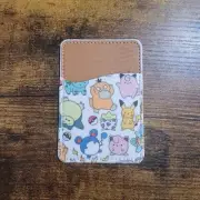 Cell Phone Card Holder Stick on, Adhesive Pokémon