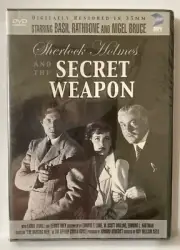 Sherlock Holmes & the Secret Weapon (New Sealed DVD) Basil Rathbone, Nigel Bruce
