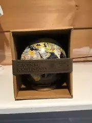 World Globe Black Decorative Desk Decor Tabletop With Ring Stand New