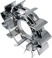 KANGYEBAIHUODIAN Fit for 139QMB 152QMI 157QMJ Engine GY6 50cc 125cc 150cc Scooter Moped Performance Chrome Silver Turbo Cooling Fan