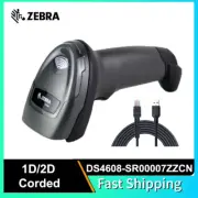Zebra DS4608-SR00007ZZCN Area-imaging 2D USB Handheld Barcode Scanner Imager New